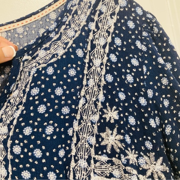 Knox Rose Boho Embroidered Blouse - Picture 4 of 6